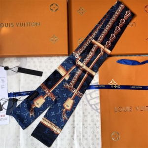 Louis vuitton Ribbon scarf NO:SS120 Material:Satin