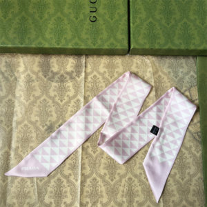 Prada Ribbon scarf NO:SS38 Material:Satin