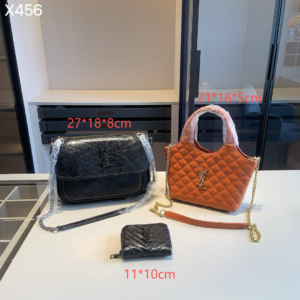 Saint laurent Combination bag NO:YC-X456 Material:Microfiber leather