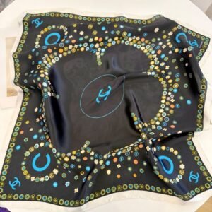 Chanel Square scarf NO:SF074 Material:Satin