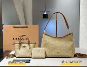 Coach Combination bag NO:YC-059-4 Material:Microfiber leather