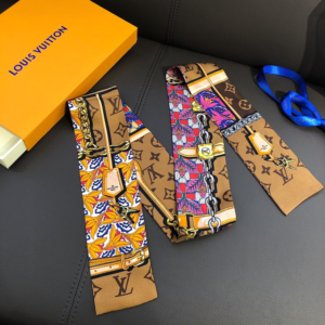 Louis vuitton Ribbon scarf NO:SS138 Material:Satin