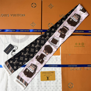 Louis vuitton Ribbon scarf NO:SS129-2 Material:Satin