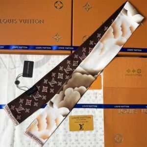Louis vuitton Ribbon scarf NO:SS63 Material:Satin