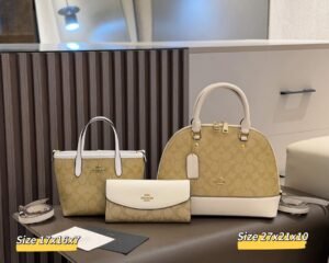 Coach Combination bag NO:YC-080 Material:Microfiber leather