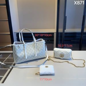 Gucci Combination bag NO:YC-X871 Material:Microfiber leather