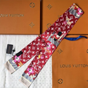 Louis vuitton Ribbon scarf NO:SS81 Material:Satin