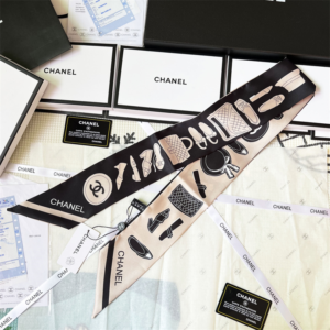 Chanel Ribbon scarf NO:SS137 Material:Satin