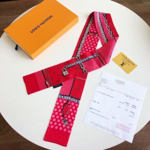 Louis vuitton Ribbon scarf NO:SS349 Material:Satin