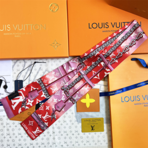 Louis vuitton Ribbon scarf NO:SS350 Material:Satin