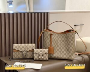 Gucci Combination bag NO:YC-083 Material:Microfiber leather