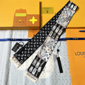 Louis vuitton Ribbon scarf NO:SS249 Material:Satin