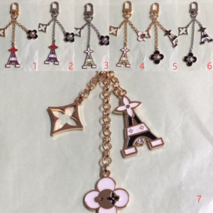 Louis vuitton Key chain NO:KYC-104 silver green Material:zinc alloy