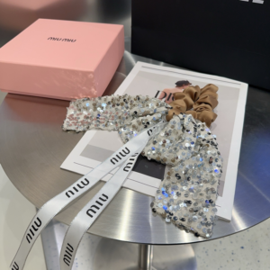 Miu miu Hair tie NO:FG0281-1 Material:Poly