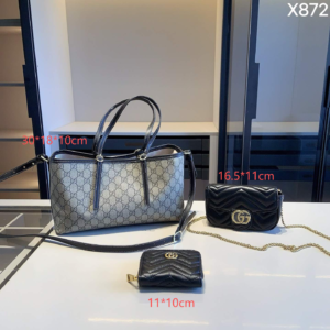 Gucci Combination bag NO:YC-X872 Material:Microfiber leather