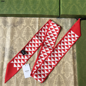 Prada Ribbon scarf NO:SS34 Material:Satin
