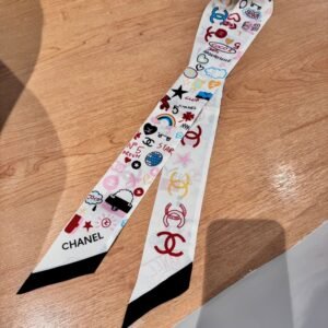 Chanel Ribbon scarf NO:SS143 Material:Satin