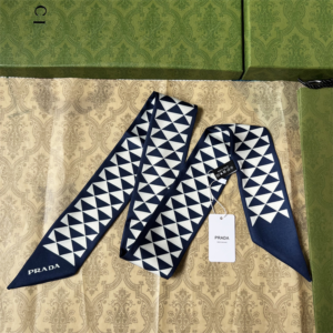 Prada Ribbon scarf NO:SS33 Material:Satin