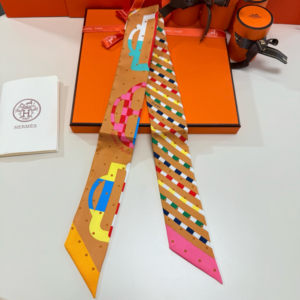 Hermes Ribbon scarf NO:SS383 Material:real silk