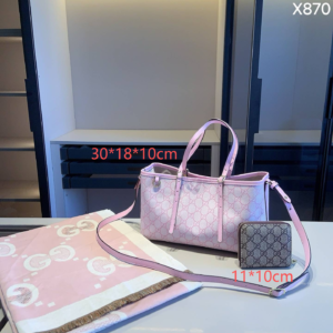 Gucci Combination bag NO:YC-X870 Material:Microfiber leather