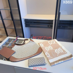 Gucci Combination bag NO:YC-X869 Material:Microfiber leather