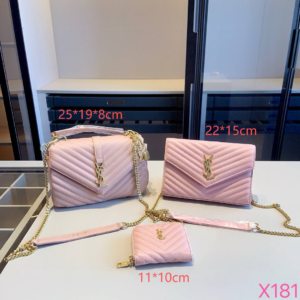 Saint laurent Combination bag NO:YC-X181 Material:Microfiber leather