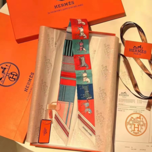 Hermes Ribbon scarf NO:SS47 Material:Satin
