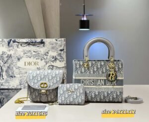 Dior Combination bag NO:YC-061-8 Material:Microfiber leather