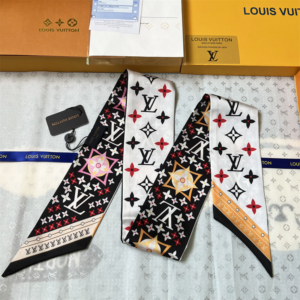 Louis vuitton Ribbon scarf NO:SS313-2 Material:Satin