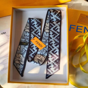 Fendi Ribbon scarf NO:SS92 Material:Satin