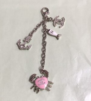 Chanel Chanel Key Chain - KYC-95 silver pink