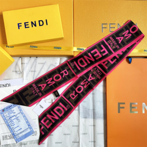 Fendi Ribbon scarf NO:SS326 Material:Satin