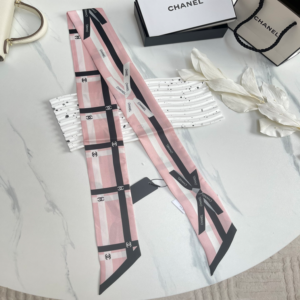 Chanel Ribbon scarf NO:SS256 Material:Satin