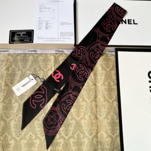 Chanel Ribbon scarf NO:SS203 Material:Satin