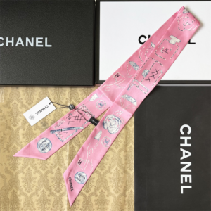 Chanel Ribbon scarf NO:SS05 Material:Satin