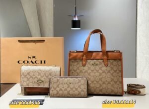 Coach Combination bag NO:YC-059-8 Material:Microfiber leather