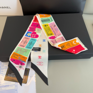 Chanel Ribbon scarf NO:SS148 Material:Satin