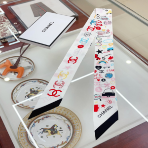 Chanel Ribbon scarf NO:SS359 Material:Satin