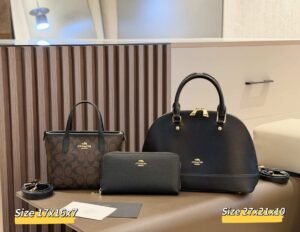 Coach Combination bag NO:YC-077 Material:Microfiber leather