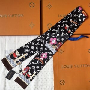 Louis vuitton Ribbon scarf NO:SS74 Material:Satin
