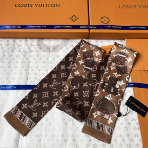 Louis vuitton Ribbon scarf NO:SS128 Material:Satin