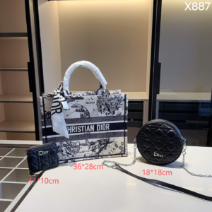 Dior Combination bag NO:YC-X887 Material:Microfiber leather