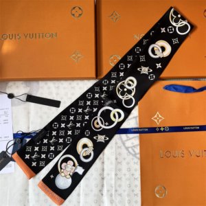 Louis vuitton Ribbon scarf NO:SS98 Material:Satin