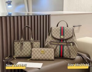 Gucci Combination bag NO:YC-081 Material:Microfiber leather