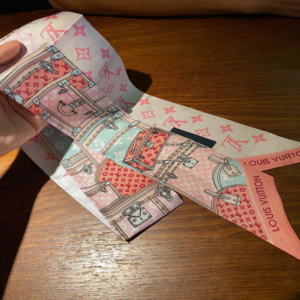 Louis vuitton Ribbon scarf NO:SS363 Material:Satin