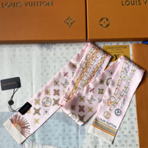 Louis vuitton Ribbon scarf NO:SS14 Material:Satin