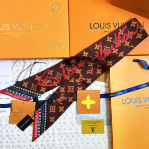 Louis vuitton Ribbon scarf NO:SS335 Material:Satin