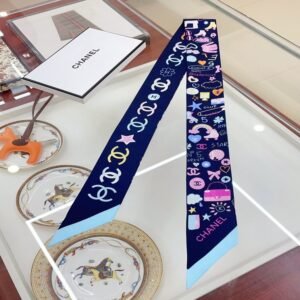 Chanel Ribbon scarf NO:SS358 Material:Satin