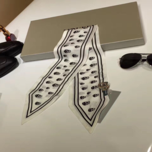 Alexander mcqueen Ribbon scarf NO:SS259-1 Material:real silk