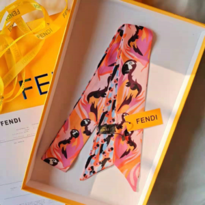 Fendi Ribbon scarf NO:SS150 Material:Satin